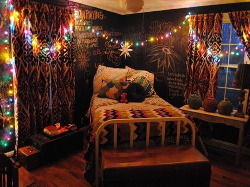 Awesome hipster bedroom ideas tumblr Cozy Bedroom With Tumblr Lamp Ideas Simdreamhomes