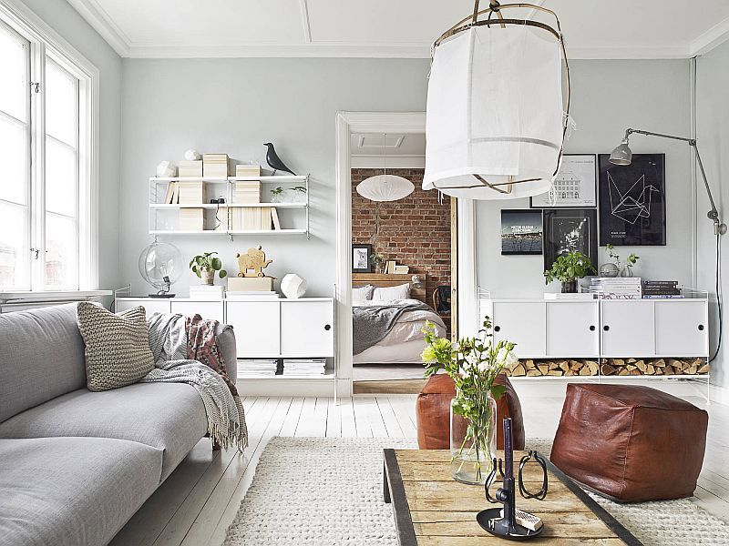 attractive hanging lamp for the living room.