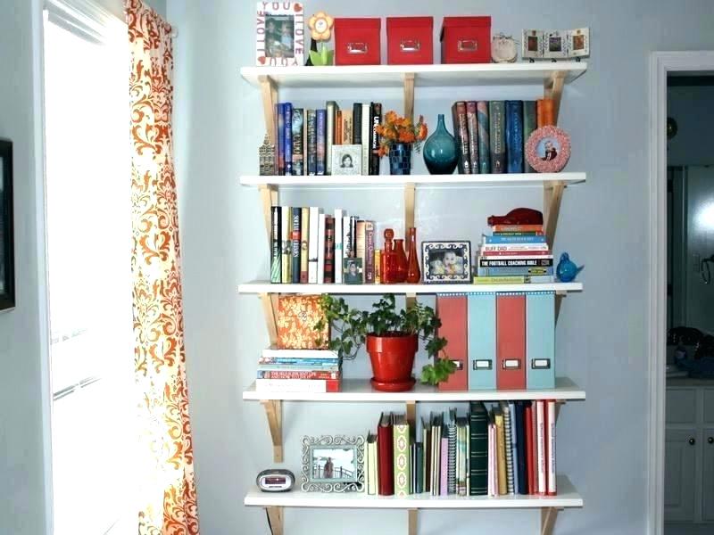 The shelves for you put your books neatly arranged.