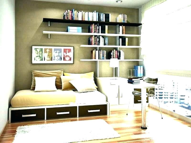 Floating shelves for the bedroom.