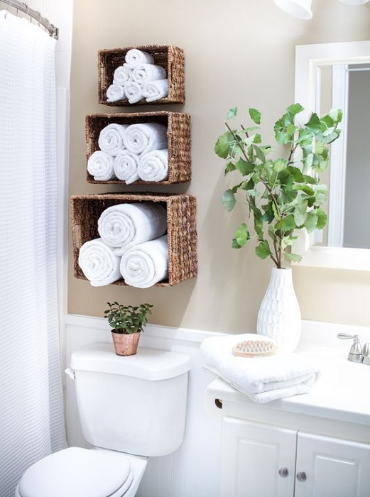 Bathroom Floating Shelves Design Ideas