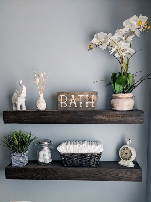 Bathroom Floating Shelves Design Ideas