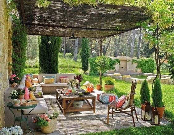 Redecorate Rustic Backyard Garden Design By Marvelous Garden Decor Ideas