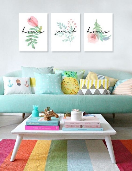 Applying Wall Art Decor For Living Room To Make It More Stunning And Enchanting