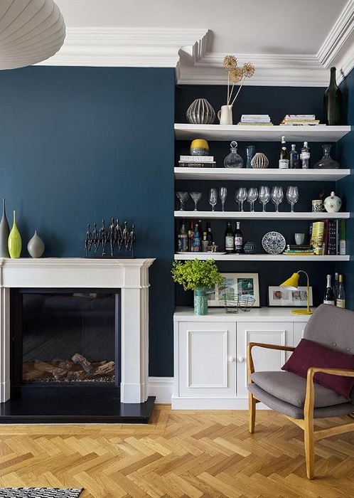 Applying Blue Color Shades For Modern Home Interior Design Will Make Fall In Love