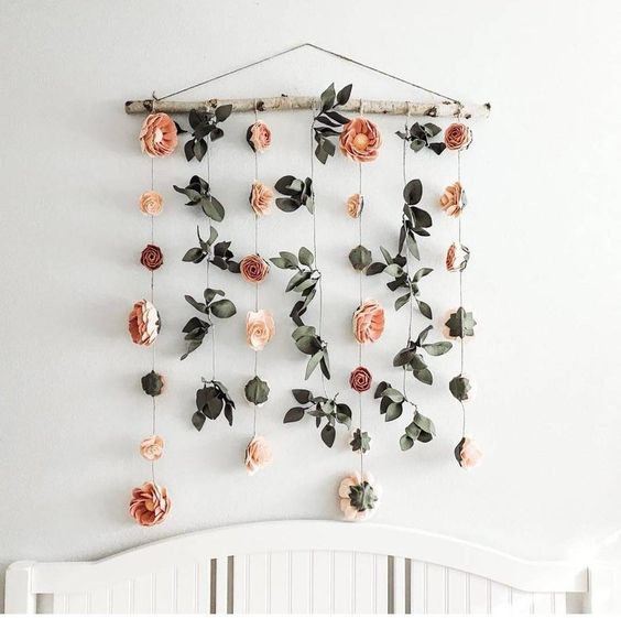 flowers wall decoration