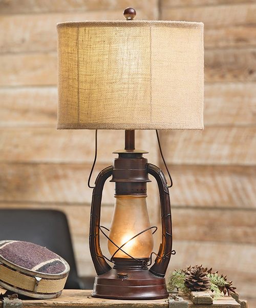 rustic table lamp