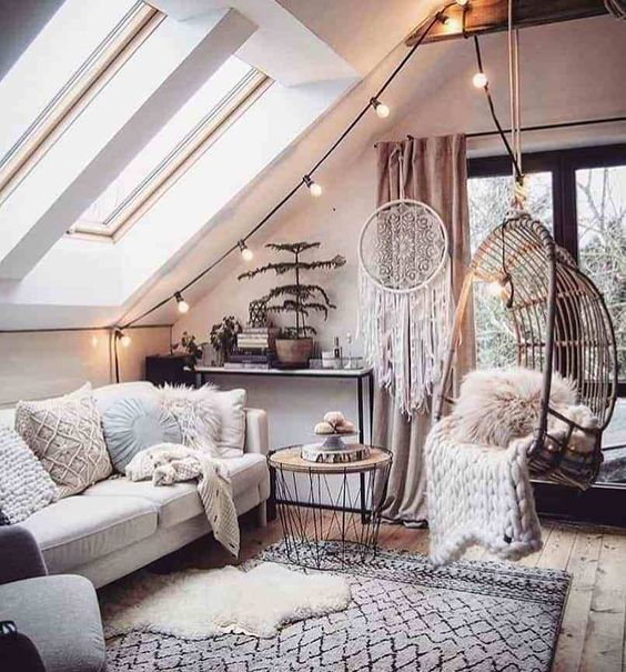 cozy and aesthetic attic