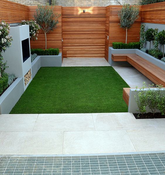 modern minimalist garden