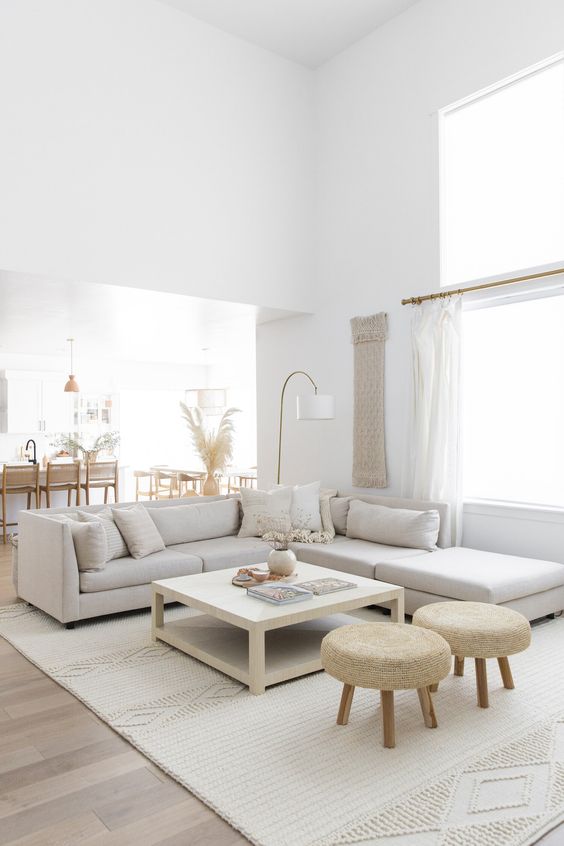 beautiful minimalist living room