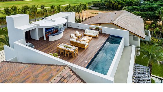 rooftop with swimming pool