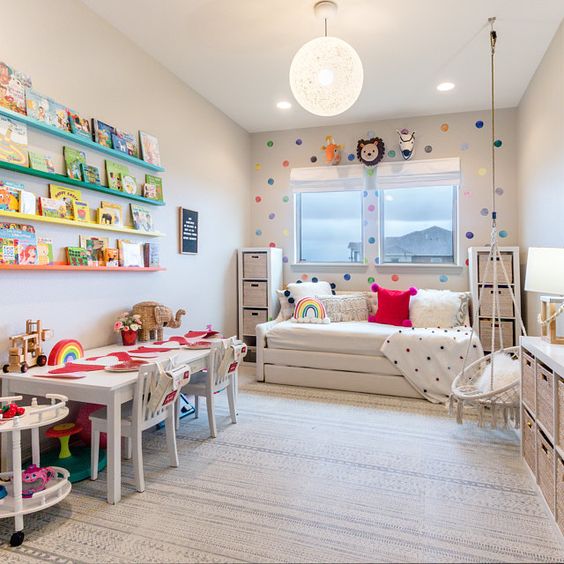 bright kid bedroom