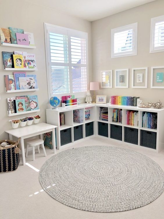 clean and neat kid bedroom