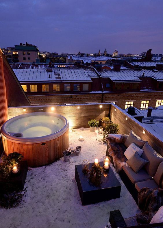 jaccuzi on the rooftop