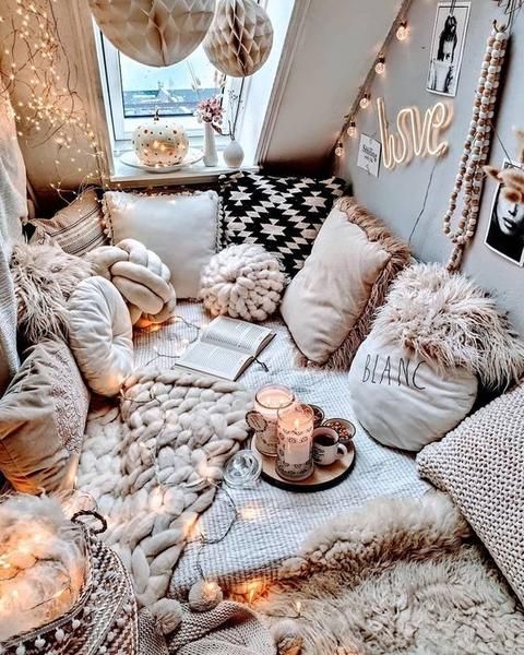 soothing attic decor