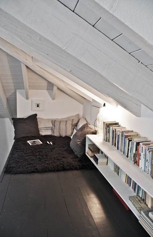 soothing attic decor