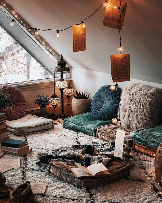 cozy attic decor