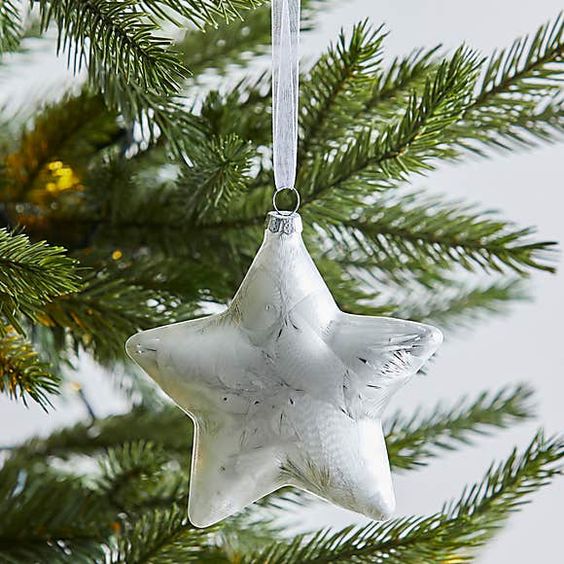 star shaped glass ornaments