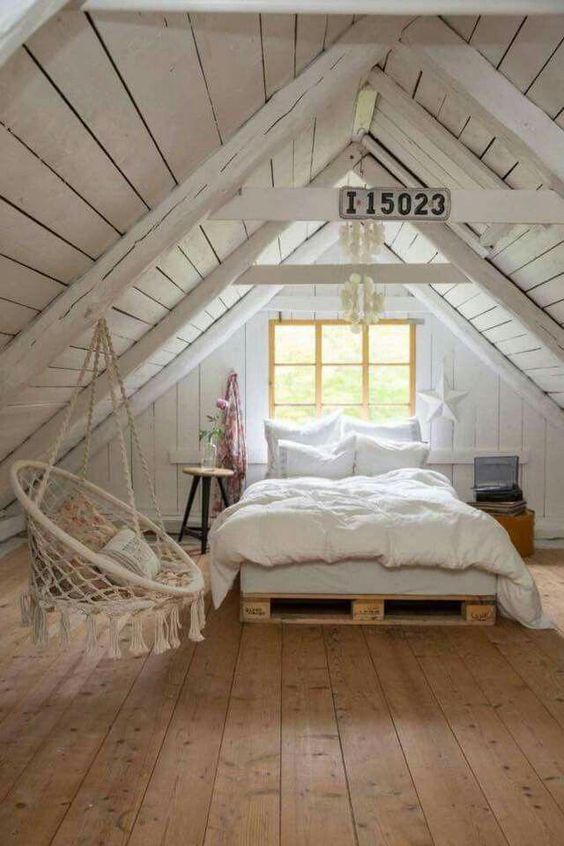 low-profile bed for attic