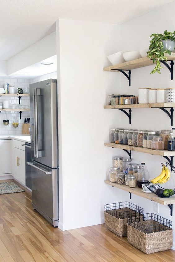 kitchen shelves