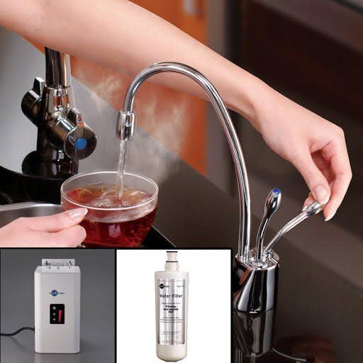 kitchen hot water taps