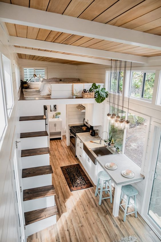 loft bedroom for tiny house