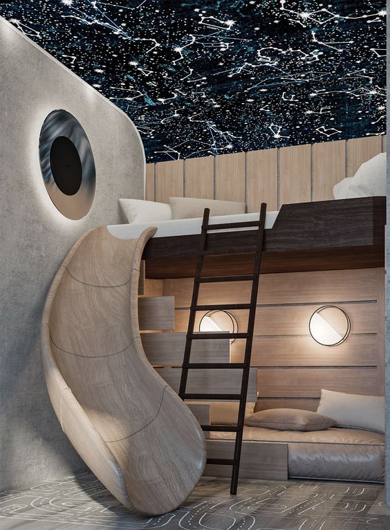 galaxy kid bedroom